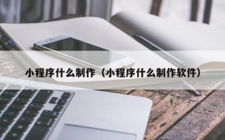 日照小程序什么制作（小程序什么制作软件）